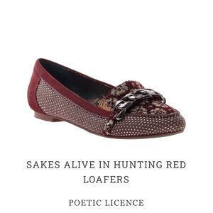 NWOT Poetic License Burgundy Flats
